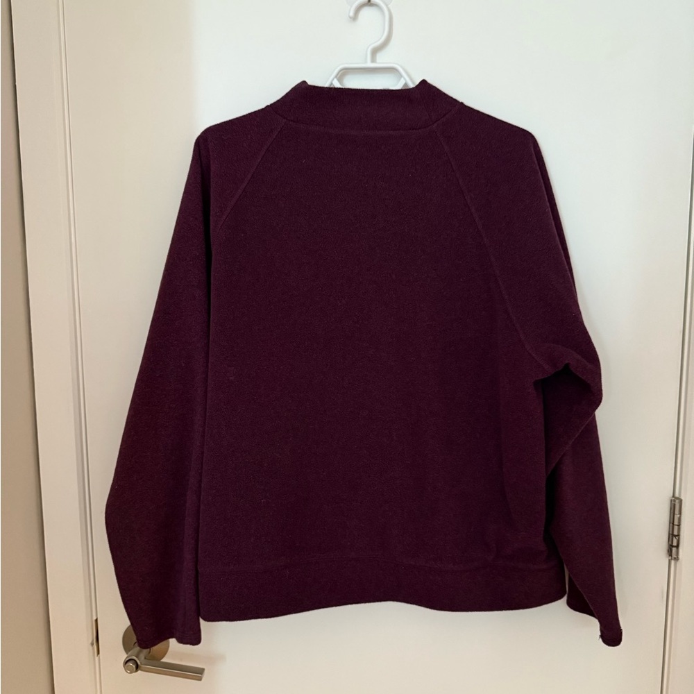 Kit and Ace Rich Plum High Neck Sweater